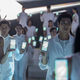 Models showcase Samsung Galaxy S6 and Galaxy S6 edge during the new products press conference at Hullett House in Tsim Sha Tsui District on April 1, 2015 in Hong Kong.